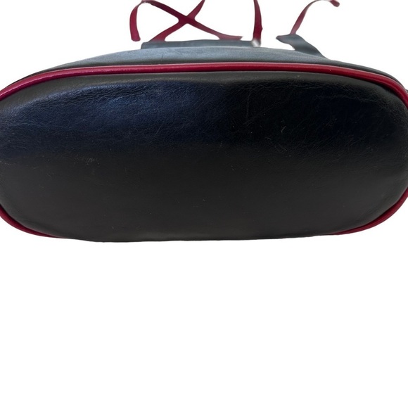 Simona Ferri Vinatge Black Leather Purse Bag - Picture 8 of 12